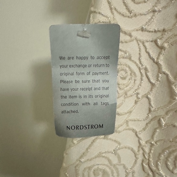 NWT; Bridal Dress; Size 8; White/Pink/Gold - Picture 8 of 8